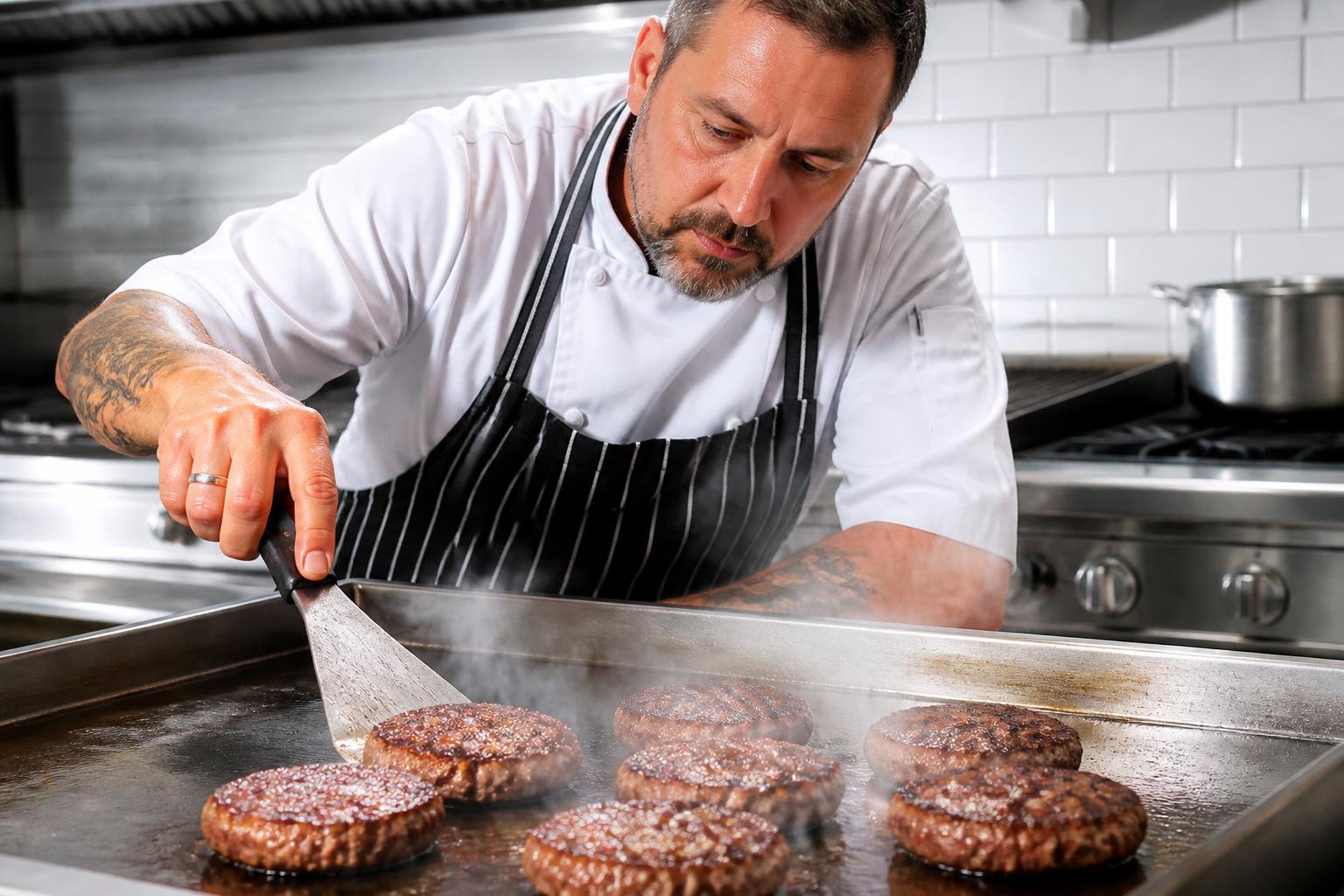 Sear, scrape, repeat. All day, every service.
