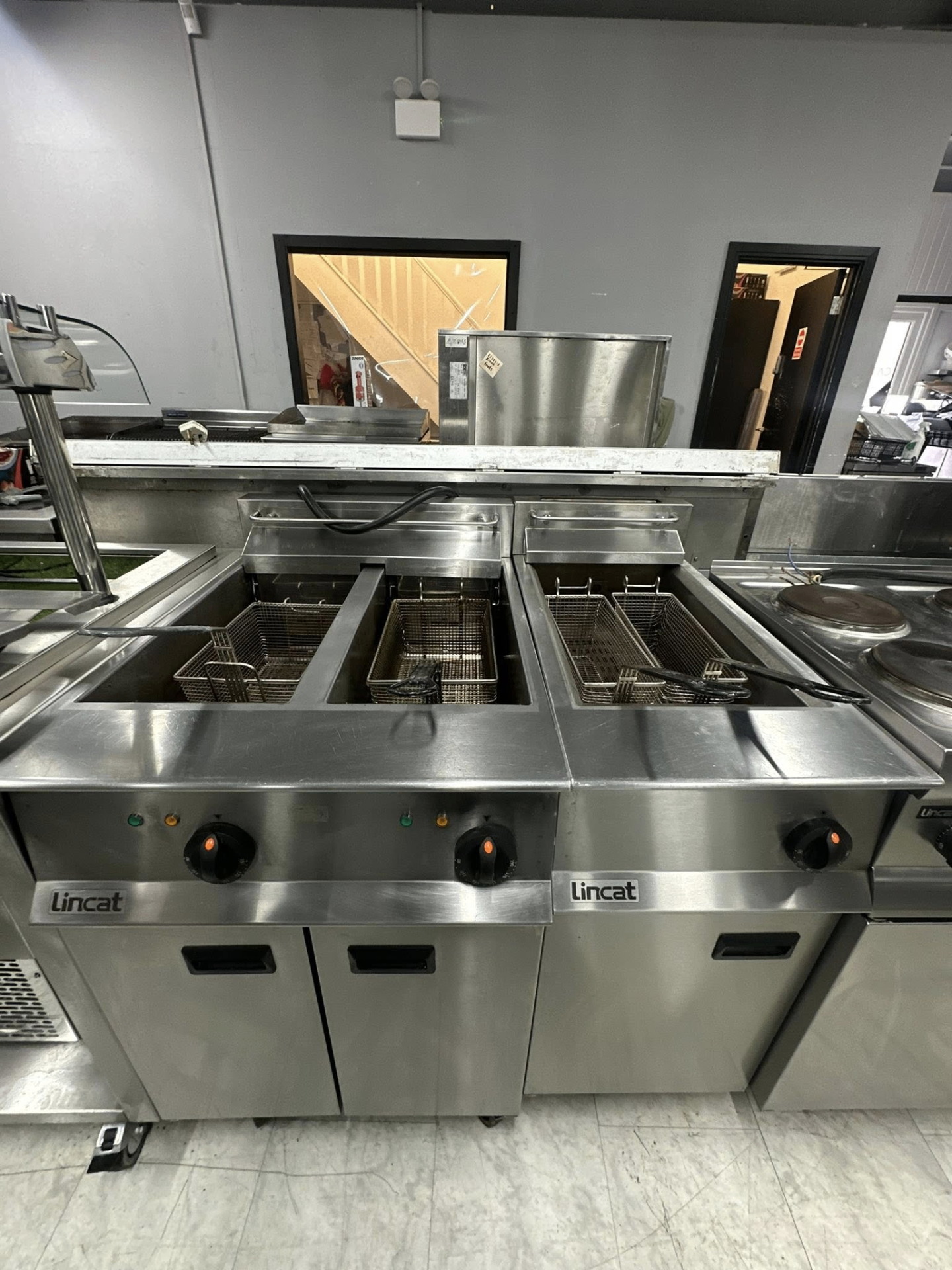 Kitcho fryers in a working kitchen